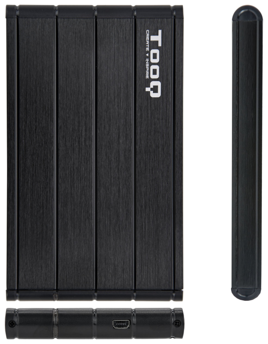 Tooq TQE-2530B Caja Externa para Disco Duro 2.5'' USB 3.1 Negra