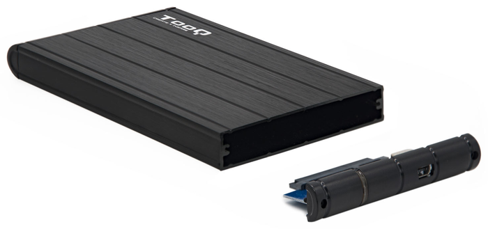 Tooq TQE-2530B Caja Externa para Disco Duro 2.5'' USB 3.1 Negra
