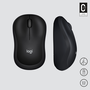 Logitech M220 Silent Ratón Inalámbrico Carbón vegetal