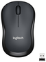 Logitech M220 Silent Ratón Inalámbrico Carbón vegetal