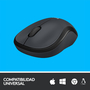 Logitech M220 Silent Ratón Inalámbrico Carbón vegetal