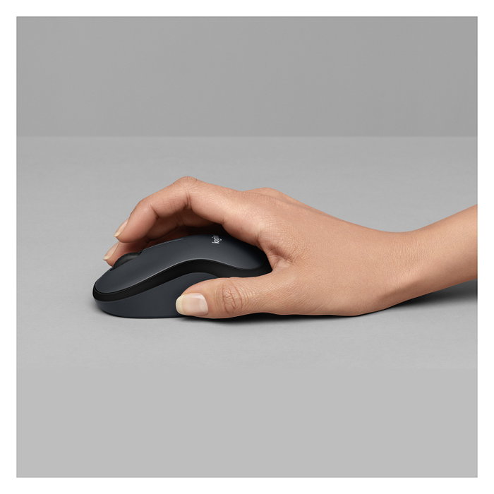 Logitech M220 Silent Ratón Inalámbrico Carbón vegetal