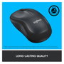 Logitech M220 Silent Ratón Inalámbrico Carbón vegetal