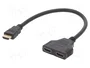 Gembird Cable Doble HDMI 2 x HDMI Tipo A Negro DSP-2PH4-04