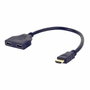 Gembird DSP-2PH4-04 Cable HDMI 1 Macho a 2 Hembra Negro