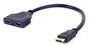 Gembird DSP-2PH4-04 Cable Divisor HDMI 1 a 2, Tipo A Macho a 2 Hembra, Negro, Envía Señal a 2 Pantallas