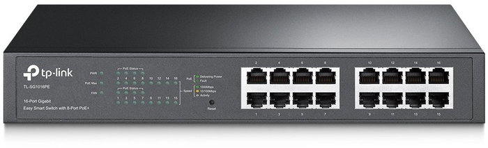 TP-Link TL-SG1016PE Switch Gigabit de 16 puertos con 8 puertos PoE+