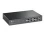 TP-Link TL-SG1016PE Switch Gestionado L2 Gigabit Ethernet 16 Puertos con 8 Puertos PoE+ (PoE Plus), Montaje Rack 1U Negro