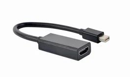Gembird A-MDPM-HDMIF-02 Adaptador de Cable Mini DisplayPort Macho a HDMI Tipo A (Estándar) Hembra Negro
