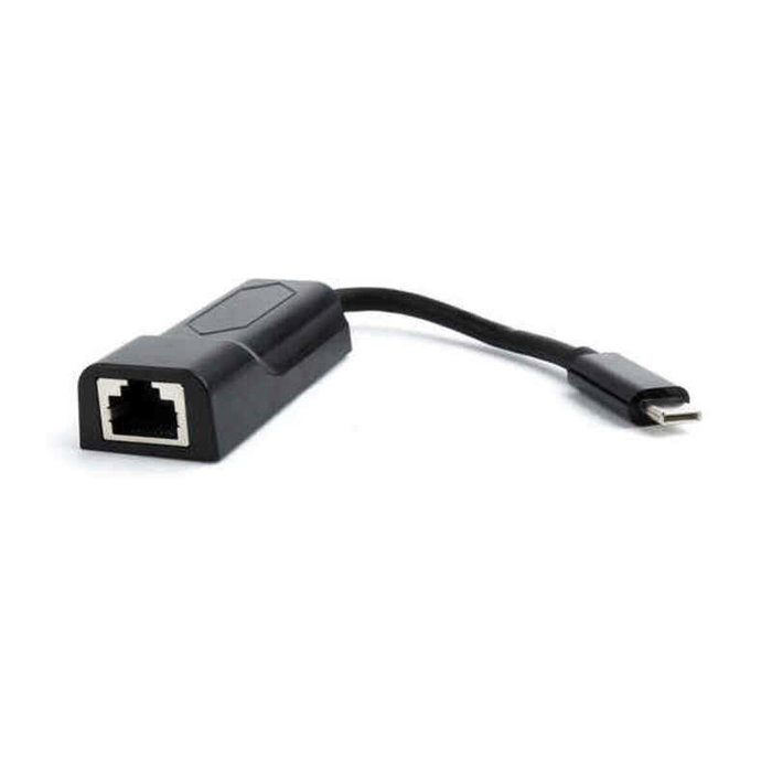 Gembird Adaptador USB-C a RJ45 LAN 1000 Mbit/s Negro A-CM-LAN-01