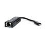 Gembird Adaptador USB-C a RJ45 LAN 1000 Mbit/s Negro A-CM-LAN-01