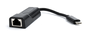 Gembird Adaptador USB-C a RJ45 LAN 1000 Mbit/s Negro A-CM-LAN-01