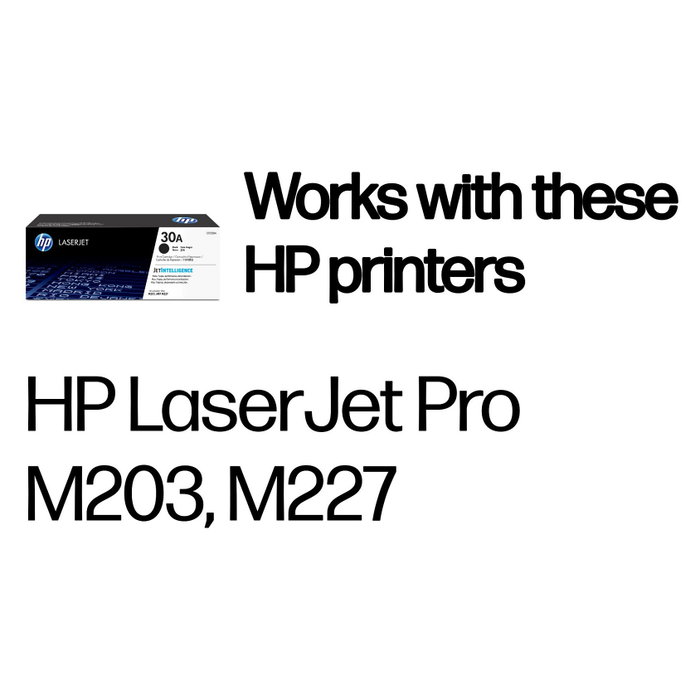 HP Cartucho de Tóner Original LaserJet 30A Negro CF230A HP Cartucho de Tóner Original LaserJet 30A Negro CF230A