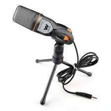 Woxter Mic Studio Micrófono de Condensador con Trípode Ajustable, Negro y Naranja Woxter Mic Studio Micrófono de Condensador con Trípode Ajustable, Negro y Naranja