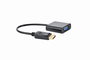 Gembird Adaptador DisplayPort a VGA A-DPM-VGAF-02 Negro