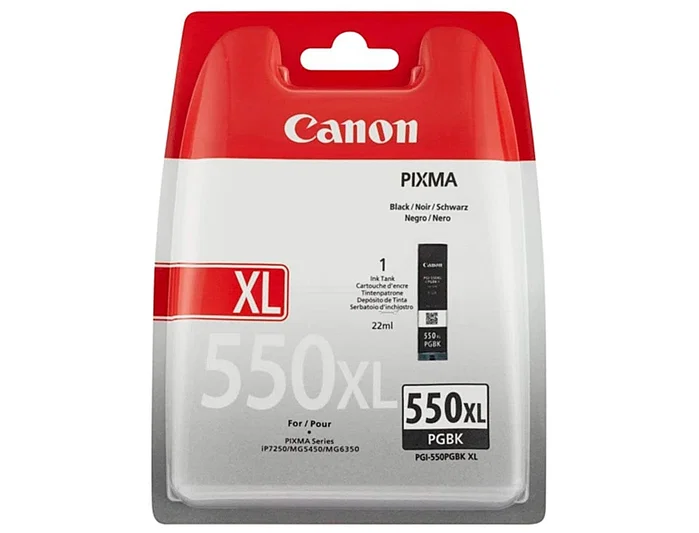 Canon PGI-550PGBK XL Cartucho de Tinta Negro Alto Rendimiento (XL) Original