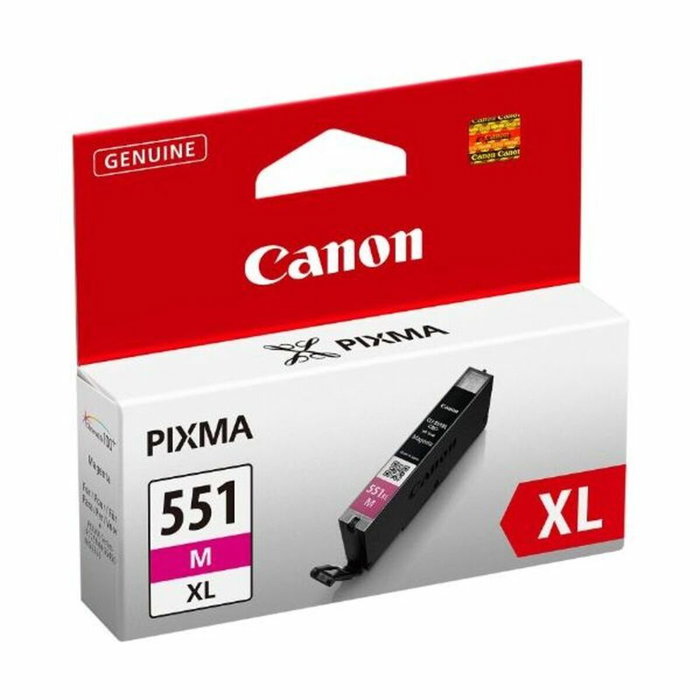 Canon CLI-551XL Cartucho de Tinta Magenta XL Original Detallado de Alto Rendimiento (660 páginas) 11ml