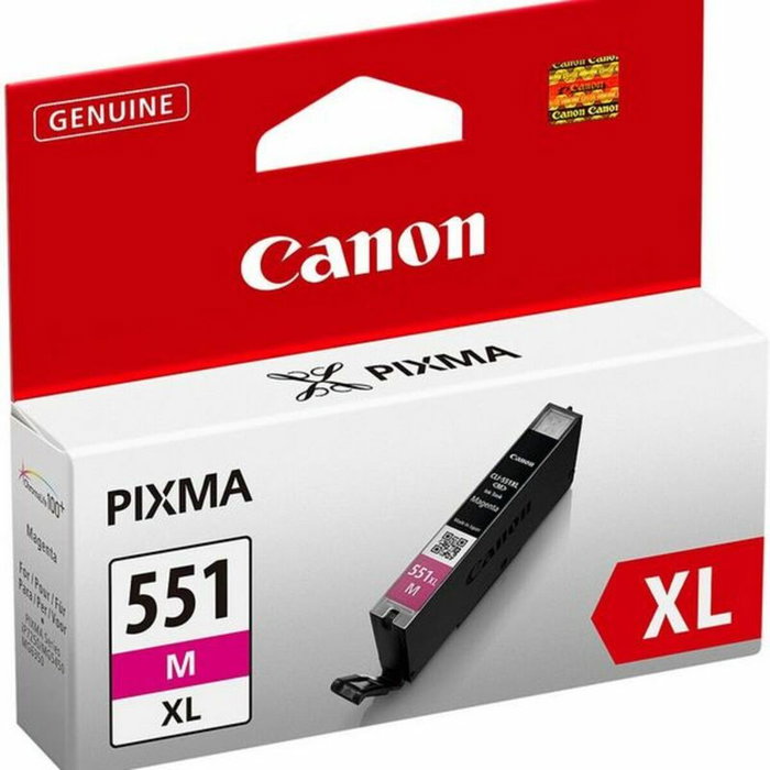Canon CLI-551XL Cartucho de Tinta Magenta XL Original Detallado de Alto Rendimiento (660 páginas) 11ml