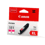 Canon CLI-551XL Cartucho de Tinta Magenta XL Original Detallado de Alto Rendimiento (660 páginas) 11ml