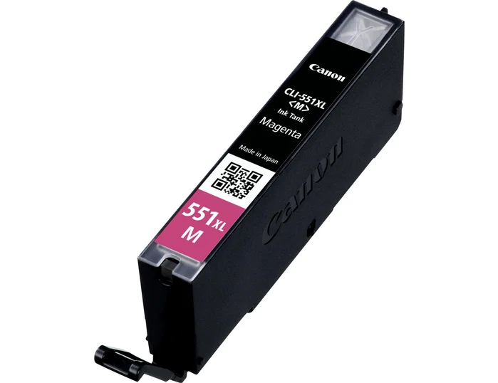 Canon CLI-551XL Cartucho de Tinta Magenta XL Original Detallado de Alto Rendimiento (660 páginas) 11ml