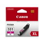 Canon CLI-551XL Cartucho de Tinta Magenta XL Original Detallado de Alto Rendimiento (660 páginas) 11ml
