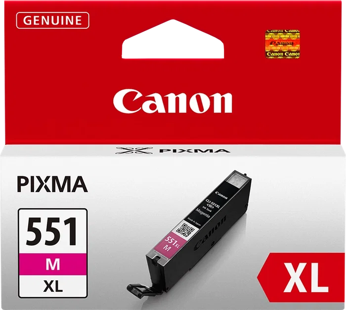 Canon CLI-551XL Cartucho de Tinta Magenta XL Original Detallado de Alto Rendimiento (660 páginas) 11ml
