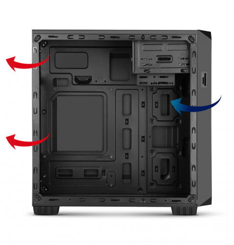 NOX Coolbay MX2 Mini-Tower Negro