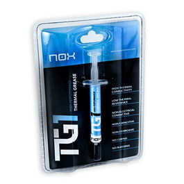 Nox TG-1 Pasta Térmica Alta Eficiencia 4g CPU GPU Gris Nula Conductividad Eléctrica Fácil Limpieza
