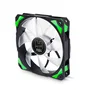 NOX Ventilador para Caja PC NOX Hummer H-Fan LED 120 mm Verde, 60 CFM, 27.5 dB, 1.81 mmH2O, 1600 RPM, Rodamientos Hidráulicos, 7 Aspas