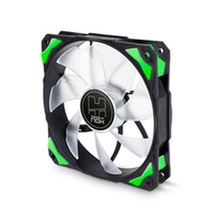 Nox Hummer H-Fan LED Verde 120mm
