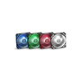 Nox Hummer H-Fan LED Verde 120mm