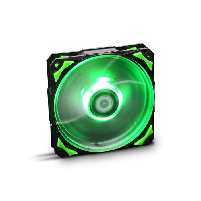 Nox Hummer H-Fan LED Verde 120mm