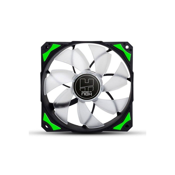 Nox Hummer H-Fan LED Verde 120mm