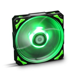 Nox Hummer H-Fan LED Ventilador de Carcasa 12 cm Verde, Negro, Blanco