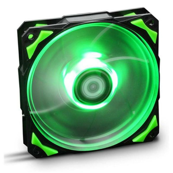 Nox Hummer H-Fan LED Verde 120mm