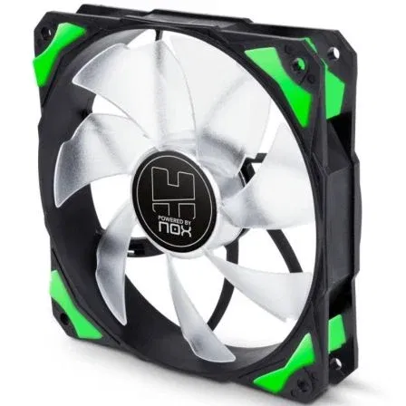 Nox NXHUMMERF120LG Ventilador PC H-Fan LED 12cm Verde Nox NXHUMMERF120LG Ventilador PC H-Fan LED 12cm Verde