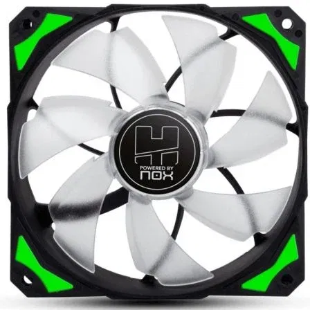 Nox NXHUMMERF120LG Ventilador PC H-Fan LED 12cm Verde Nox NXHUMMERF120LG Ventilador PC H-Fan LED 12cm Verde