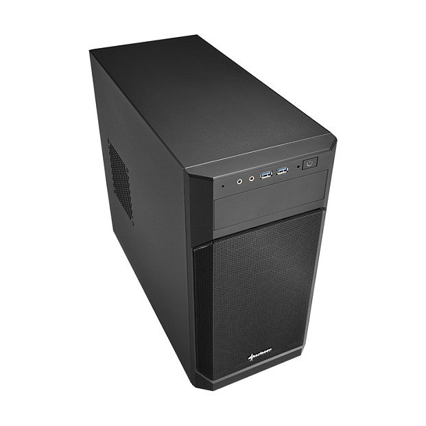 SHARKOON V1000 Mini Tower PC Negro micro ATX Mini-ITX Metal 155mm CPU 400mm GPU