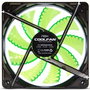 Nox NXCFAN120LG Ventilador Coolfan 120 LED Verde 12cm Silencioso Alto Flujo de Aire 1200 RPM 40.5 CFM