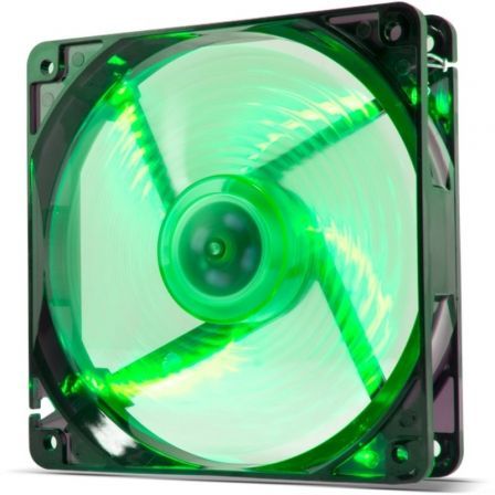 Nox NXCFAN120LG Ventilador Coolfan 120 LED Verde 12cm Silencioso Alto Flujo de Aire 1200 RPM 40.5 CFM