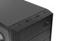 NOX LITE010 Semitorre con Fuente de Alimentación 500W Negro