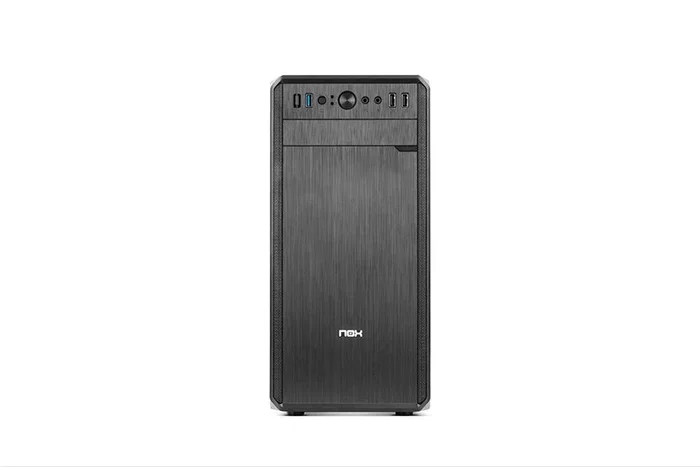NOX Lite LITE030 Caja PC Mini-Tower Negro Micro-ATX con Fuente 500W USB 3.0, Compatible con Gráficas 315mm y 4 SSD
