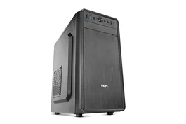 NOX Lite LITE030 Caja PC Mini-Tower Negro Micro-ATX con Fuente 500W USB 3.0, Compatible con Gráficas 315mm y 4 SSD