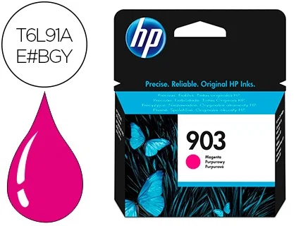HP 903 Magenta T6L91AE Cartucho de Tinta Original HP 903 Magenta T6L91AE Cartucho de Tinta Original