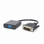 GEMBIRD Adaptador de cable de vídeo DVI-D a VGA (D-Sub) A-DVID-VGAF-01 Negro