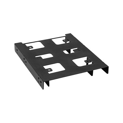 SHARKOON BayExtension para bahía de 3.5 pulgadas - Extensor de bahía de 120 x 102 x 24 mm, color negro