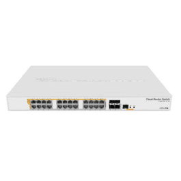 MIKROTIK CRS328-24P-4S+RM Switch Gestionado L2/L3 24 Puertos Gigabit PoE Blanco