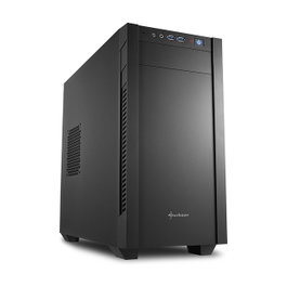 Sharkoon S1000 Torre PC Negro Micro ATX Mini-ITX Metal Gestión Cables Filtro Polvo