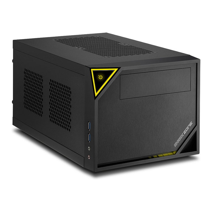 Sharkoon C10 Caja PC Mini-ITX Negra y Amarilla