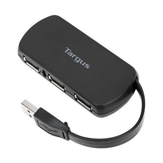 Targus Hub USB 2.0 de 4 puertos Negro ACH114EU